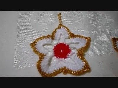 Tejiendo una Estrella de Navidad Crochet