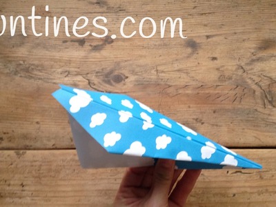 Avión de papel fácil - Origami para niños