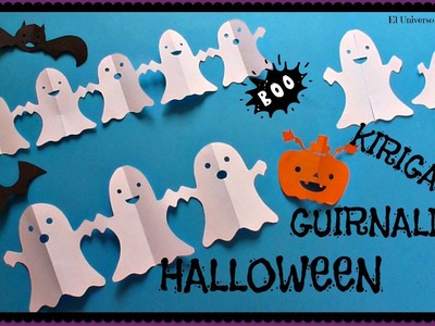 Decora tu Cuarto en Halloween con Fantasmas de Papel, Decoración Halloween - Día de los Muertos