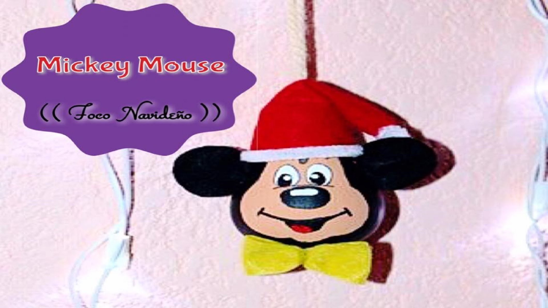 Mickey Mouse (( Foco Navideño ))