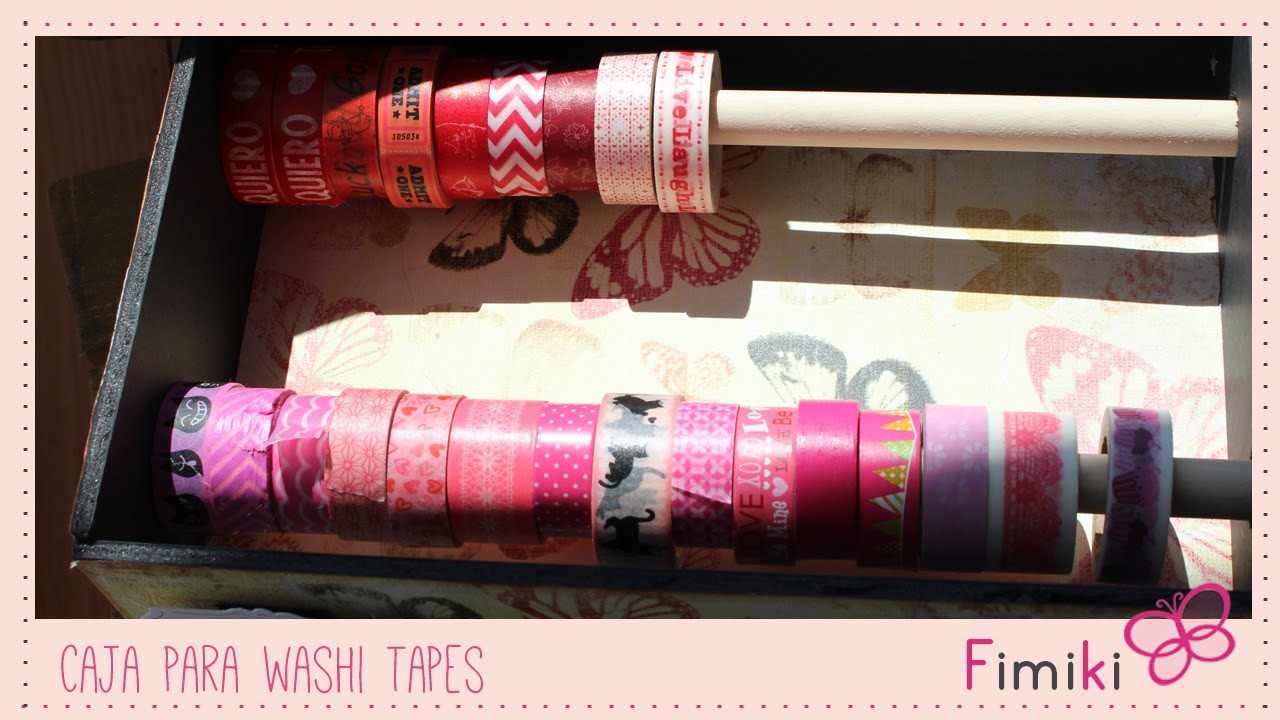 Organización: Caja para washi tapes