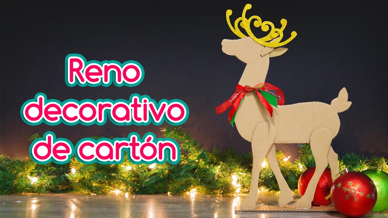 RENO navideño de CARTÓN | ESPECIAL DE NAVIDAD (ep 2)