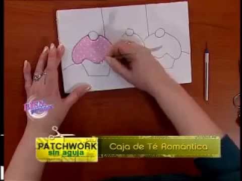 Silvia Nieruczkow - Bienvenidas TV - Realiza en Patchwork sin agujas una Caja de Té Romántica.