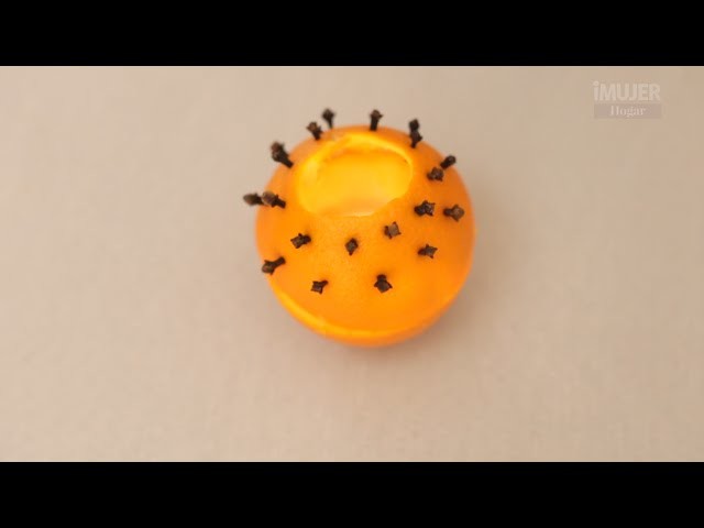 Tips hogar: repelente casero de mosquitos con una naranja