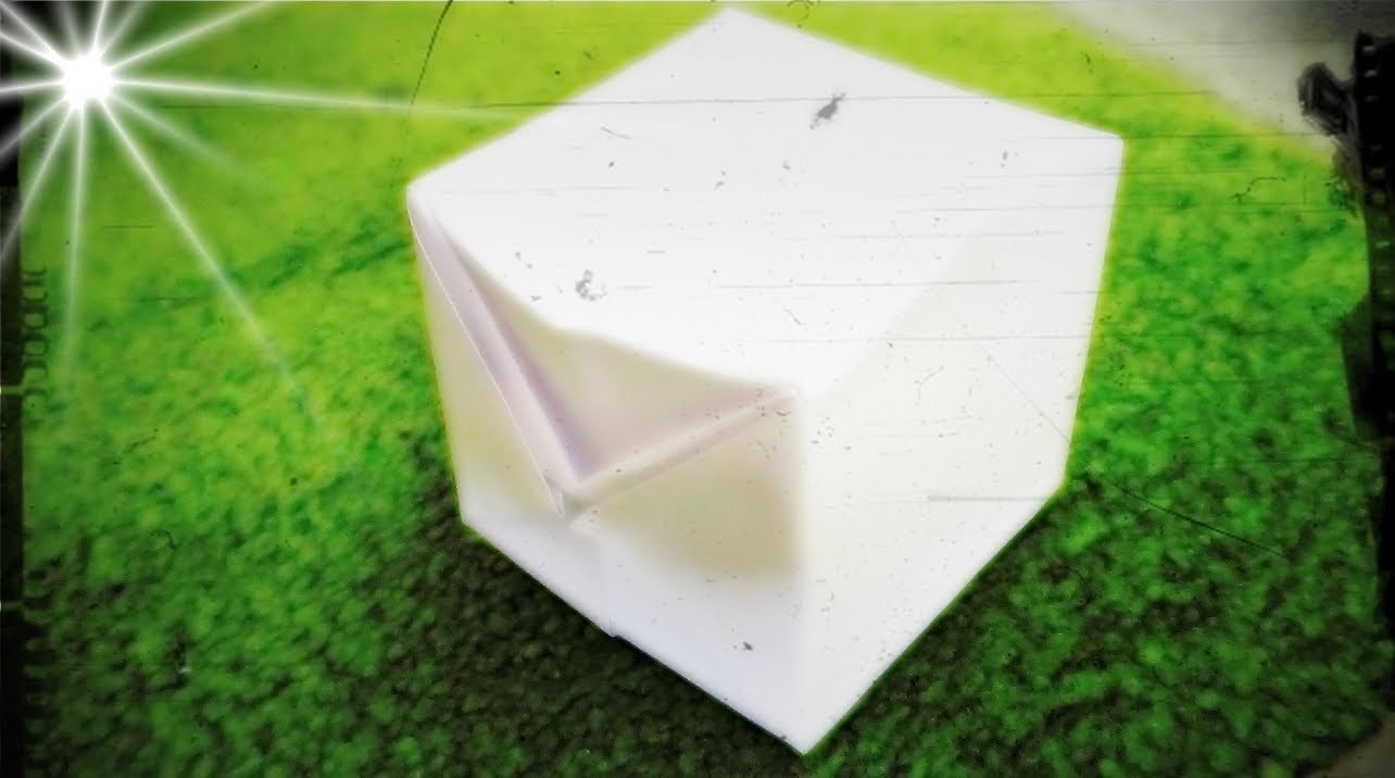 Cómo hacer un Cubo Inflable de Papel - Origami