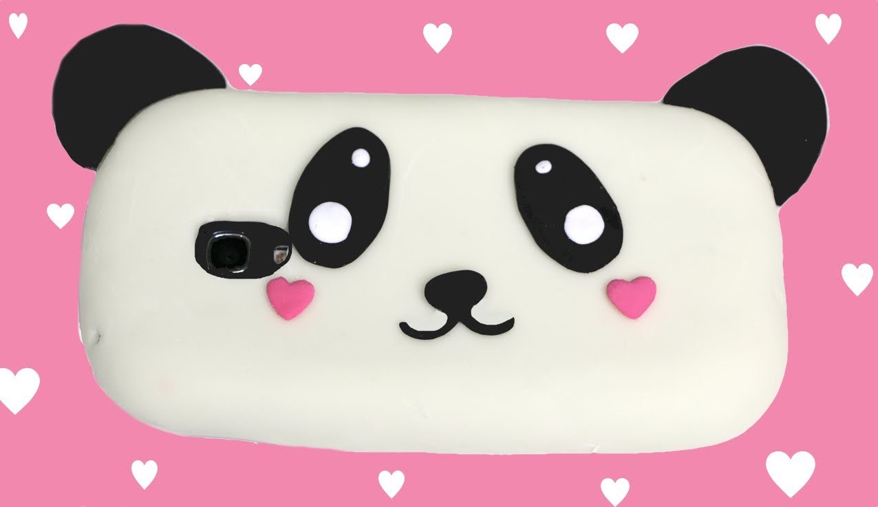 Cómo hacer una funda para móvil de silicona de Panda