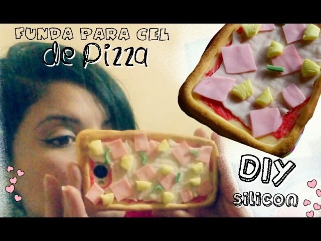 DIY Funda para celular de pizza 