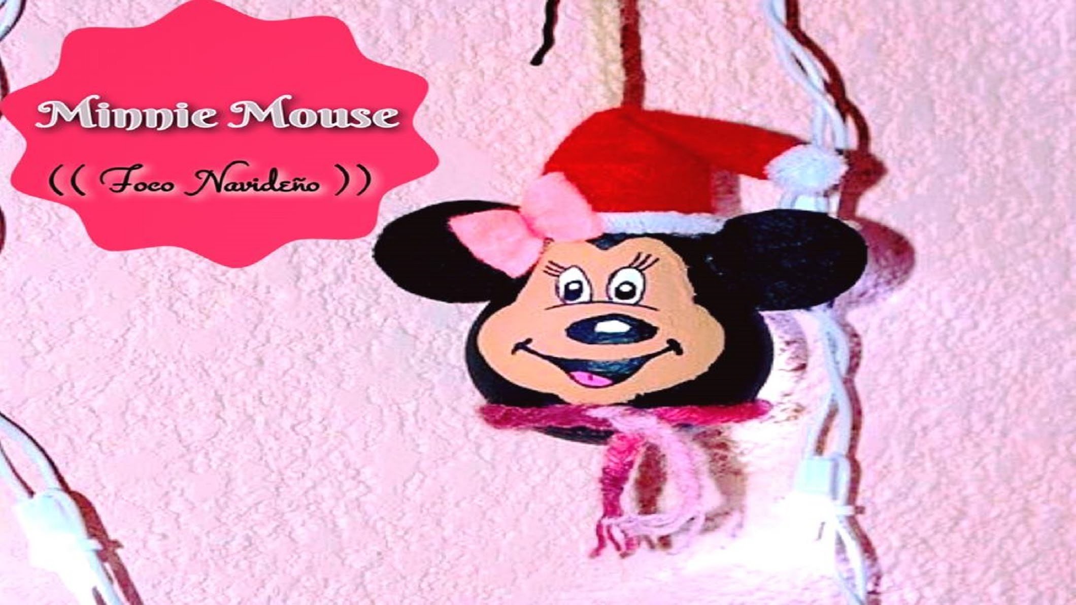 Minnie Mouse (( Foco Navideño ))