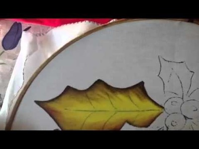 Pintura en tela hojas de esfera # 1 con cony