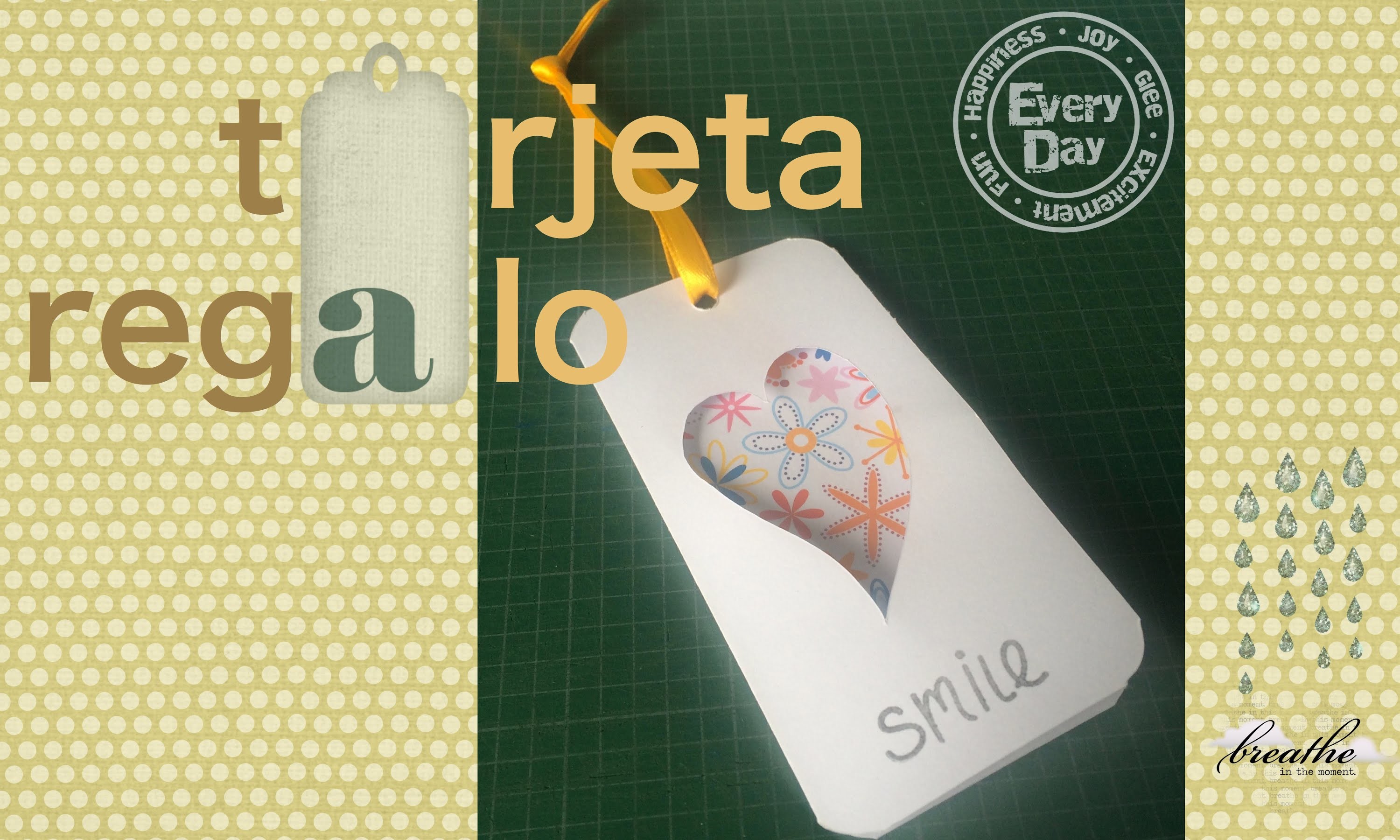 Tarjeta para nuestros regalos