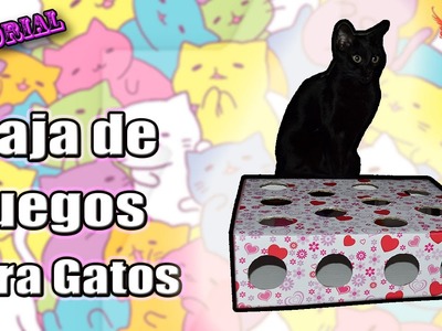 ♥ Tutorial: Caja de juegos para Gatos ♥