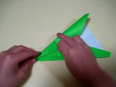 Avion (airplane) en origami 3