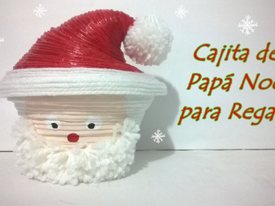 Cajita de Papa Noel para regalar! - Aprende a hacer esta bella cajita para dársela a tus  amigos!