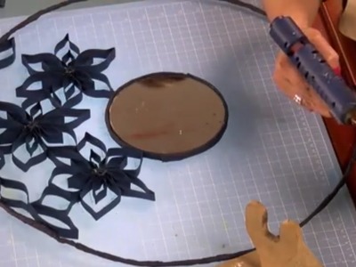 Como decorar un Espejo con Rollos de Papel Higiénico- Hogar Tv  por Juan Gonzalo Angel