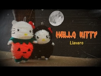 Halloween: Llavero de Hello Kitty estilo muñeco vudú