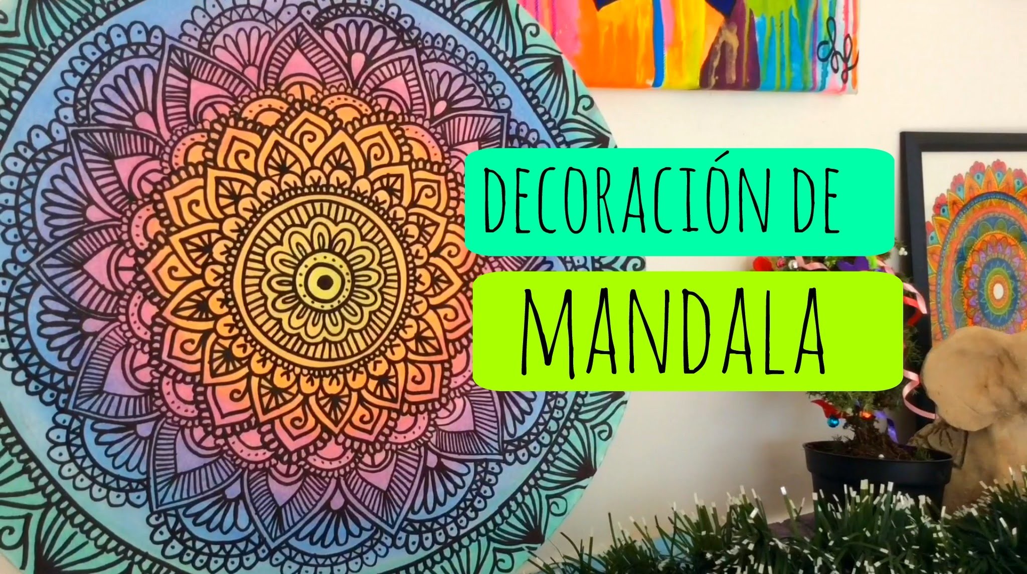 Mandalas para la pared! DIY | Zentangle Art