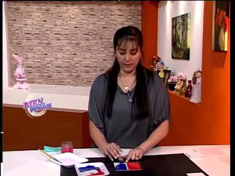 Sublimación sobre Madera y Craquelado Color - Rosana Ovejero en Bienvenidas TV