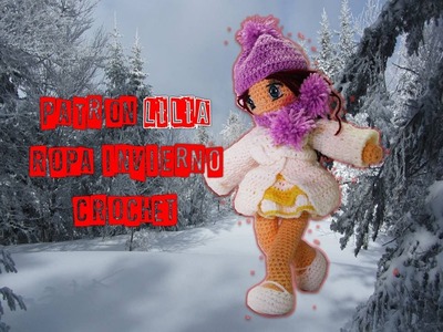 Crochet muñeca, ropa de invierno. Lilia parte 1