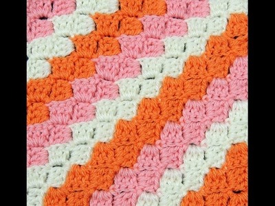 Crochet : Punto Escalera Diagonal