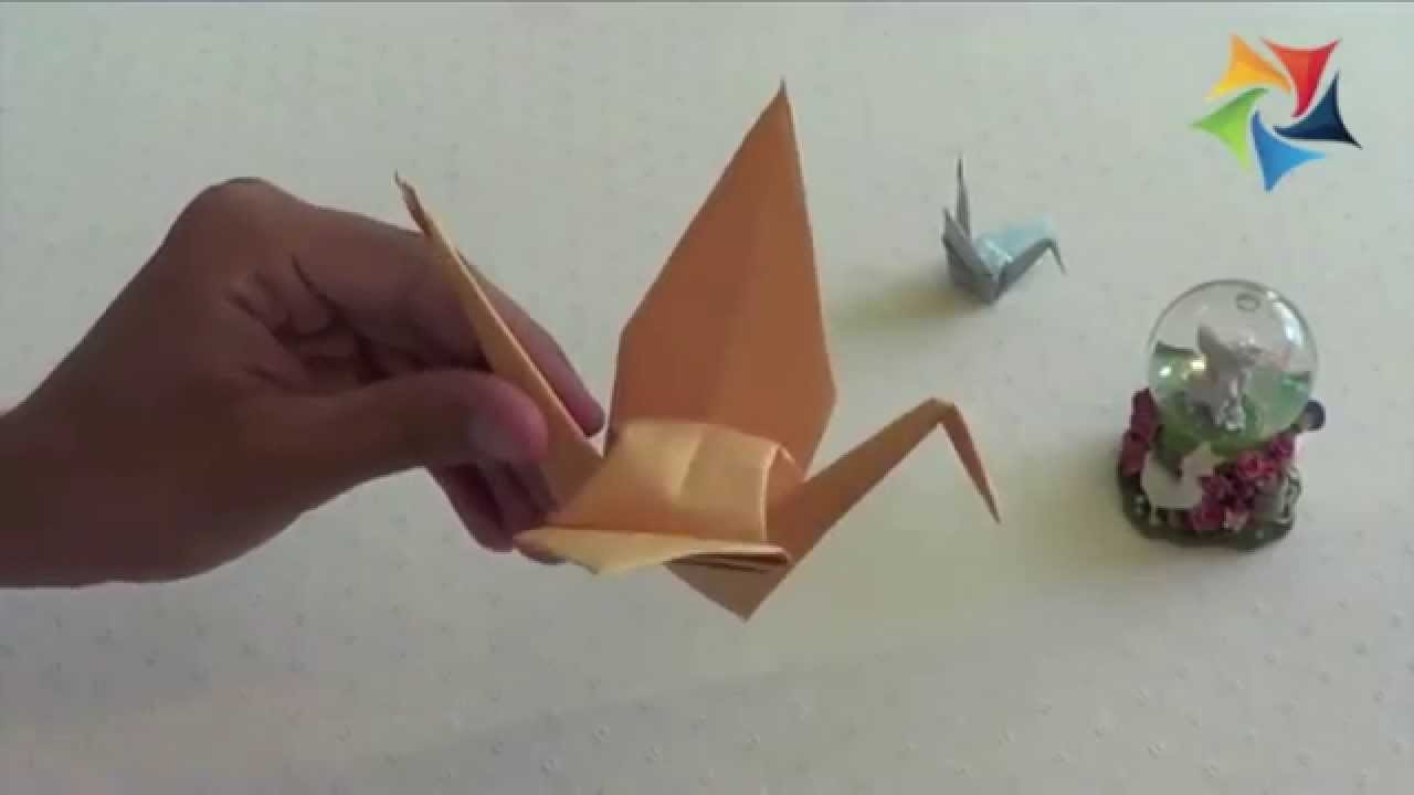 Curso de Papiroflexia [Origami] Cómo hacer una grulla de papel