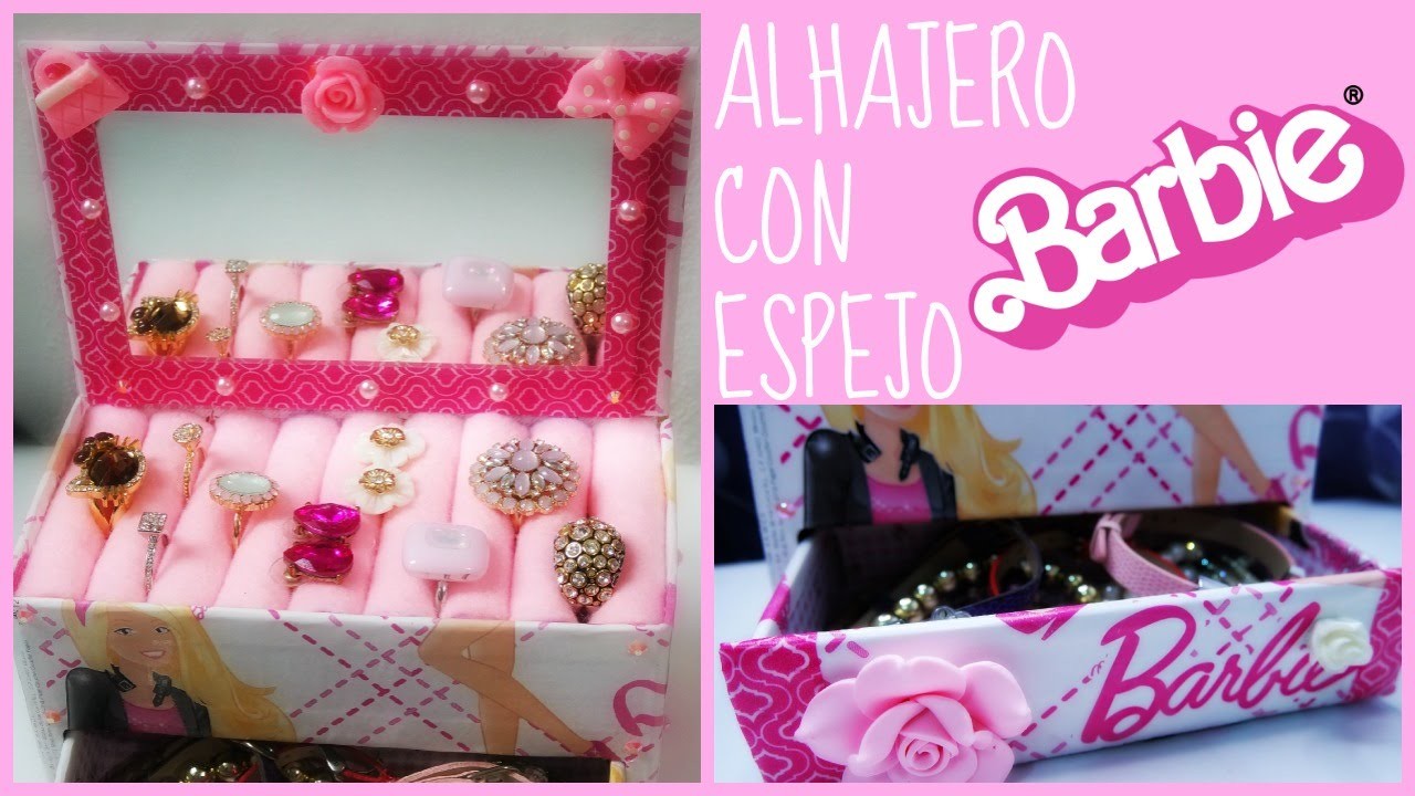DIY Alhajero con espejo de Barbie por Fantasticazu