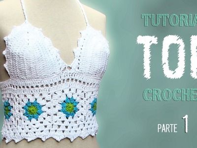 DIY Como tejer un TOP a crochet, paso a paso (1 de 2)