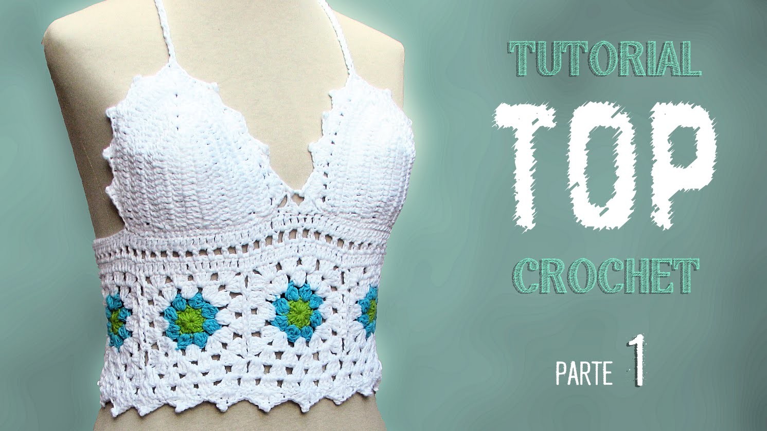 DIY Como tejer un TOP a crochet, paso a paso (1 de 2)