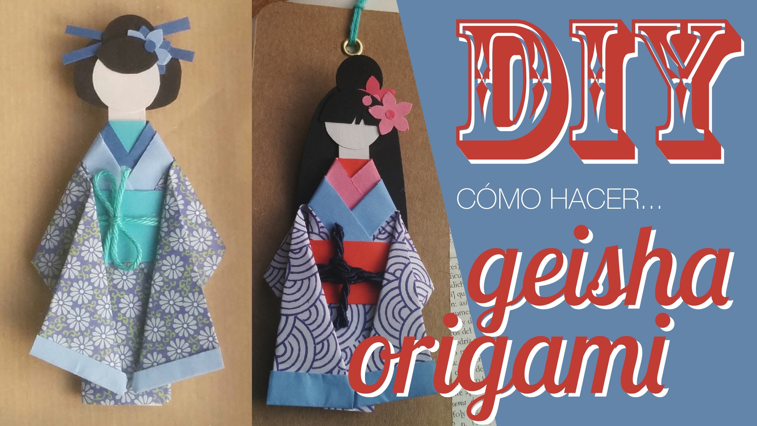 DIY Geisha origami.