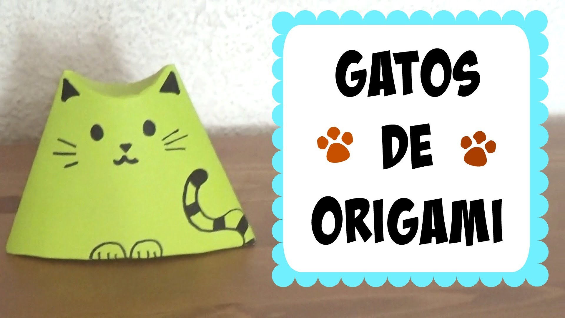 Gatitos de Origami (Fácil y Cute!)