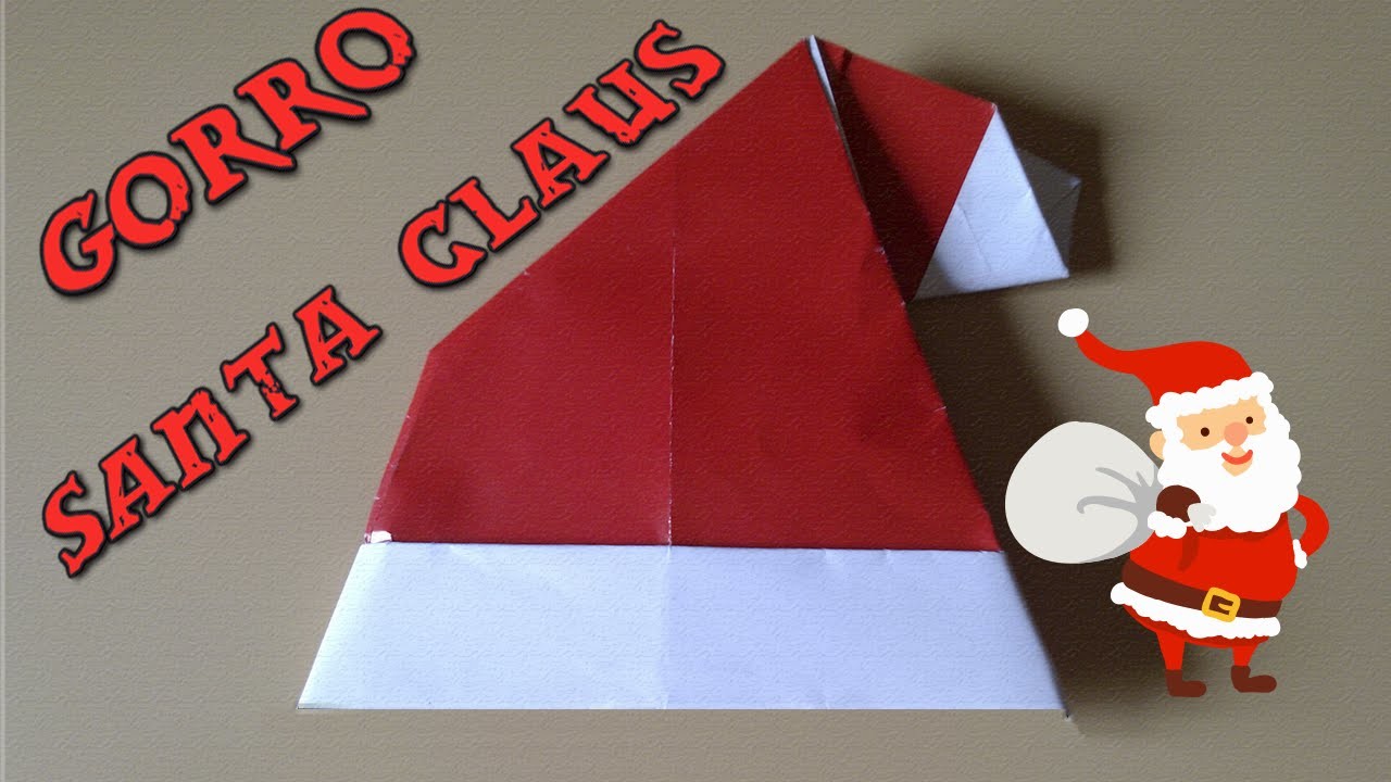 #Origami - Gorro de Santa Claus