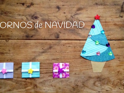 Adornos navideños para niños: regalos de origami