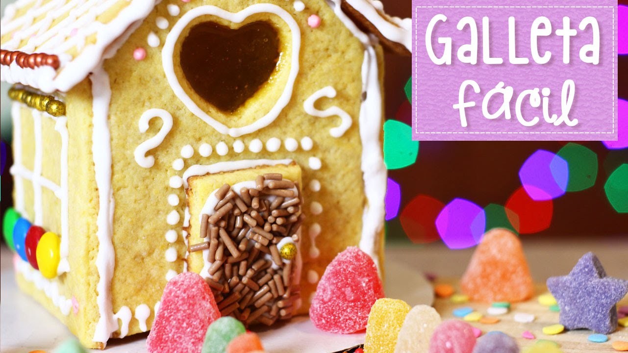 Casa de galletas, gomitas y dulces de navidad (Fácil) ✎  Craftingeek