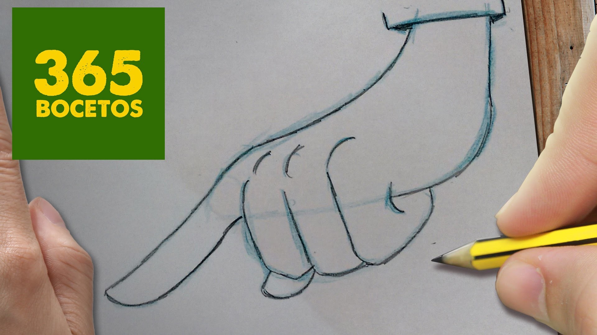 COMO DIBUJAR MANO KAWAII PASO A PASO - Dibujos kawaii faciles - How to draw a HAND
