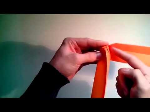 Como hacer un boomerang de papel arma de origami  [Origami - Papiroflexia]