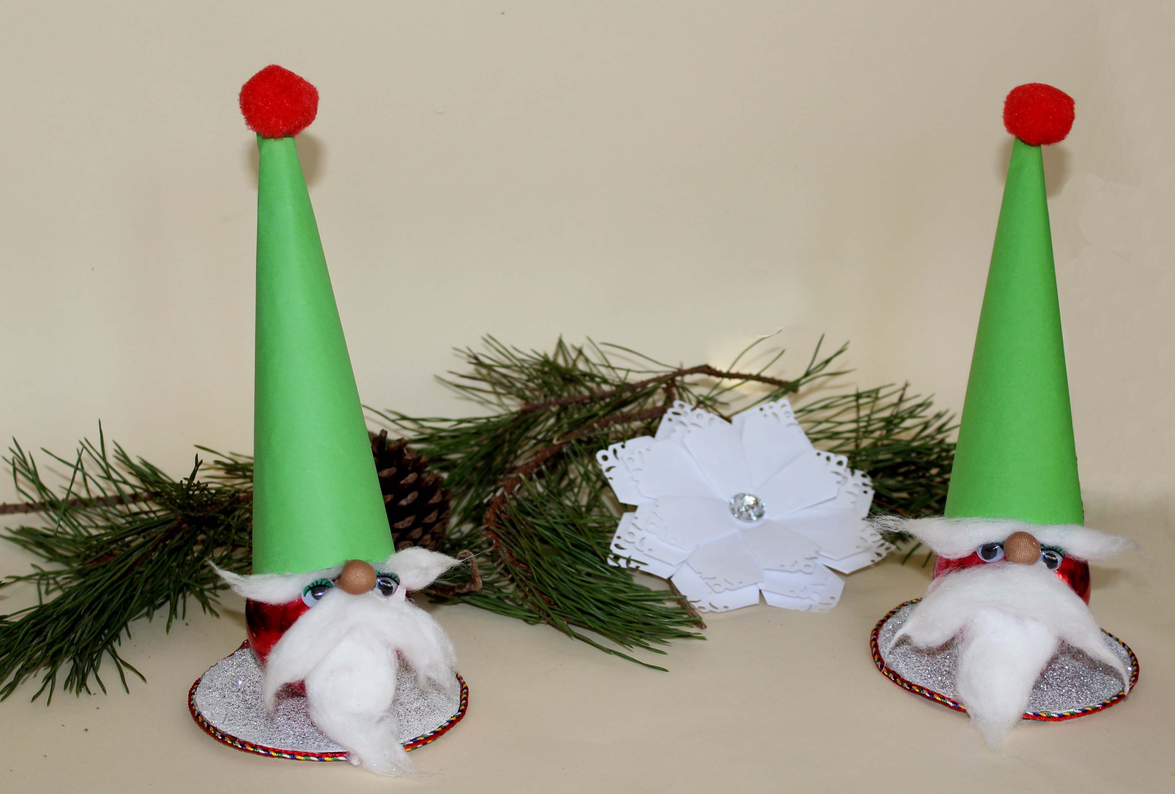 COMO HACER UN GNOMO PARA DECORAR EN NAVIDAD