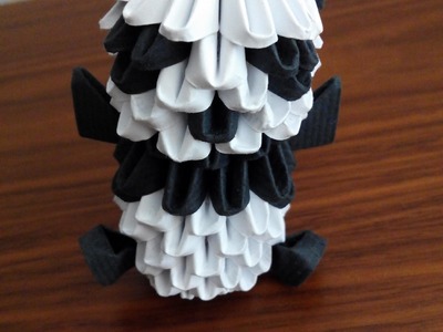 Como hacer un oso panda origami 3d Origami3
