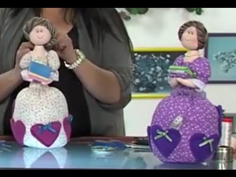 Como Hacer una Muñeca de Trapo para Costurero Alfiletera- Hogar Tv  por Juan Gonzalo Angel