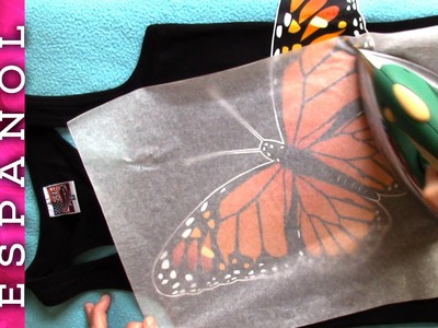 Estámpate una camiseta con mariposa - Dibujo gratis!