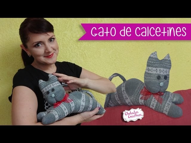 Gato de Calcetín :: Chuladas Creativas :: Ideas con Calcetines