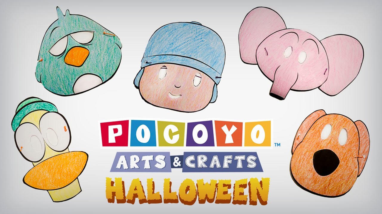 Pocoyó Arts & Crafts: ¡Máscaras de Halloween! [ep. 4]