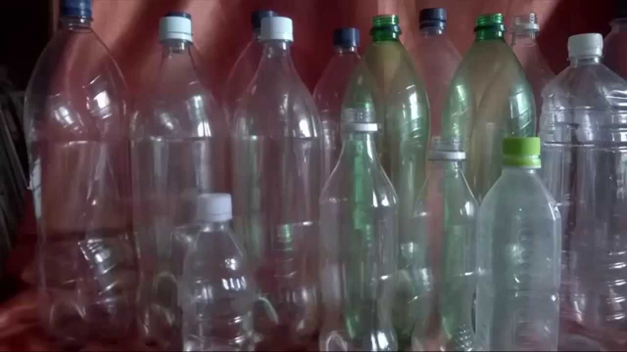 Reciclaje: Árbol de Navidad  con Rosetas de botellas de plastico