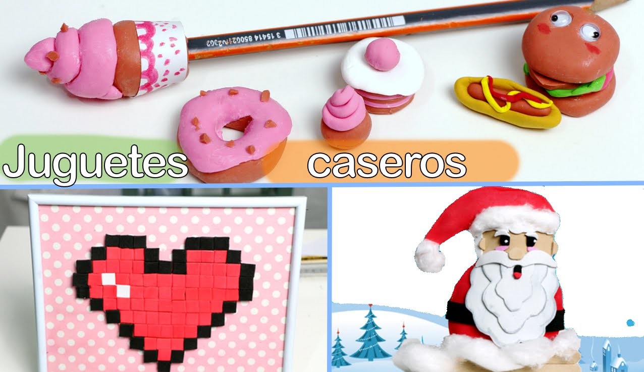 Cómo hacer juguetes caseros de gomas de borrar japonesas, pixel pops y Magic Fabric