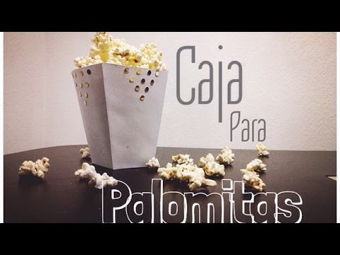 D.I.Y Caja Para Palomitas