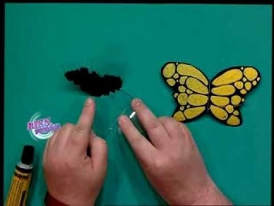 Martín Muñoz - Bienvenidas TV - Crea mariposas con acetato.