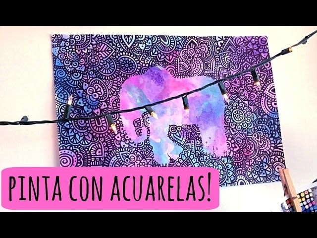 Acuarelas y Sal! | Zentangle Art