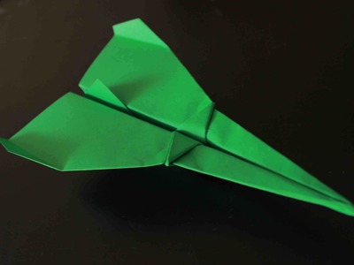 Como hacer un Avion de Papel que Vuela Mucho - Origami Avión | Fighter Paper Plane