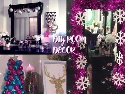 DIY room decor christmas♡| Decoraciones para navidad 2015♡Vlogmas