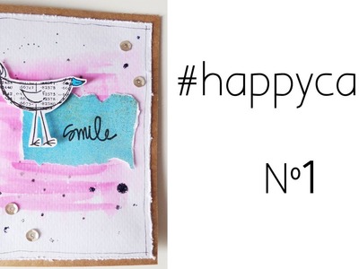 #happycards nº1: Smile. Tarjetas rápidas con materiales baratos.