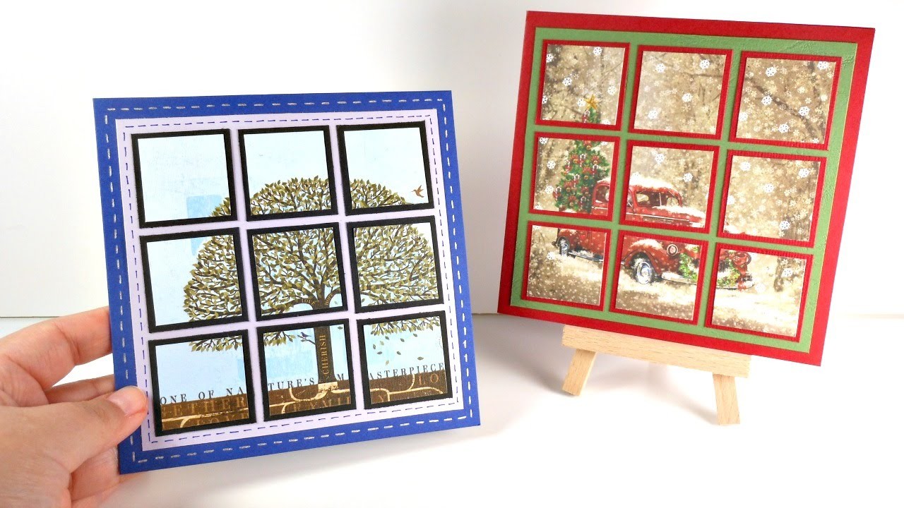 Tarjeta Mosaico navideña | Cardmaking | Mundo@Party