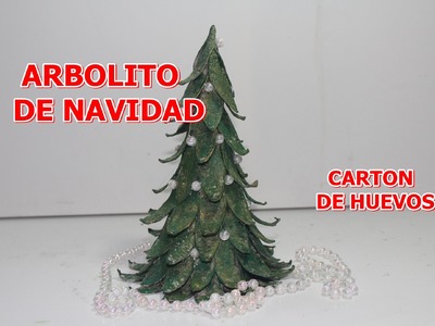 ARBOL DE NAVIDAD CON CARTON DE HUEVOS - Christmas tree with egg carton
